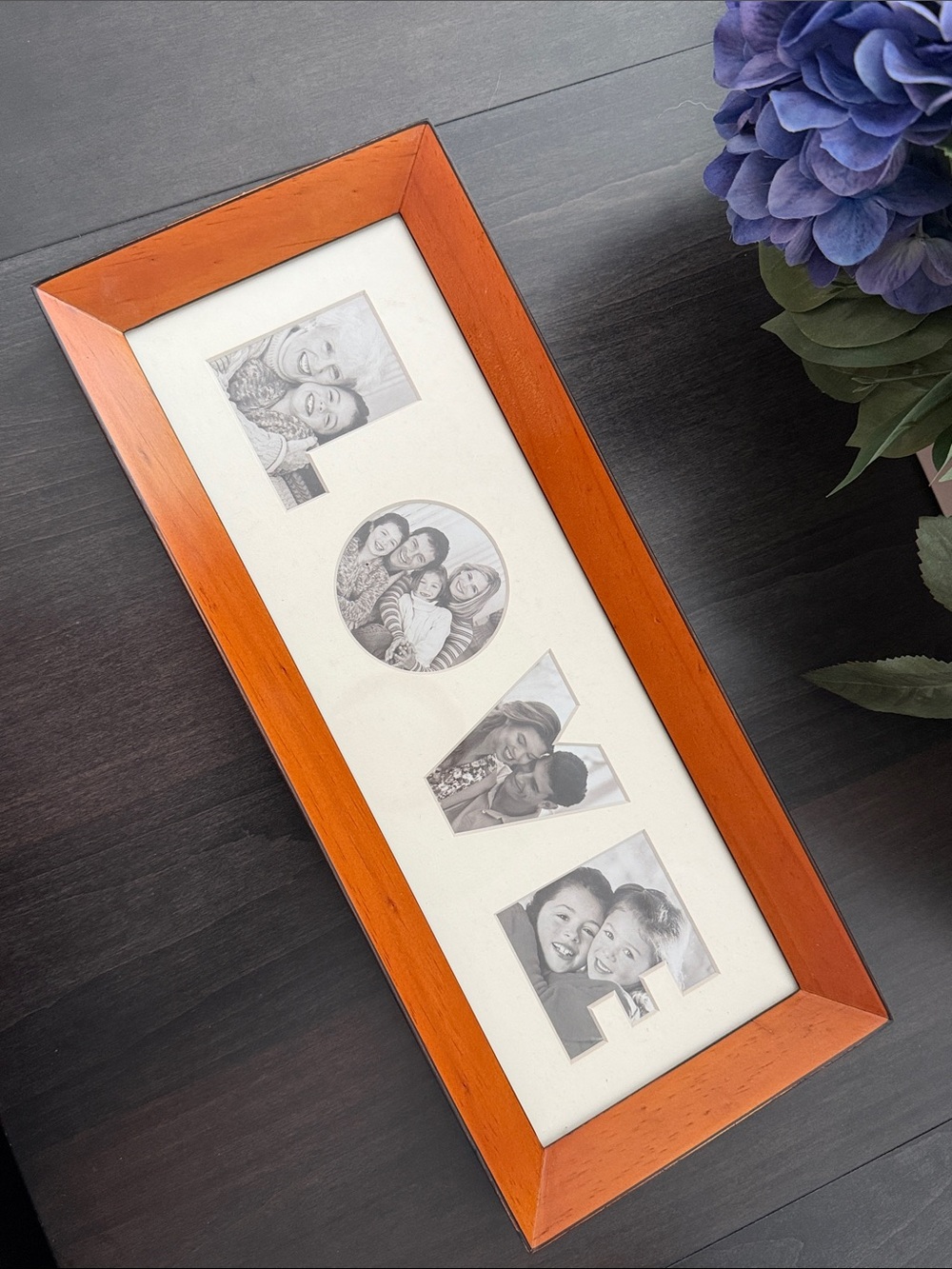Wood Multi-Opening 'LOVE' Photo Frame